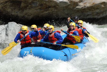 Rafting in California