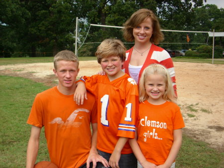 My kids at Clemson.