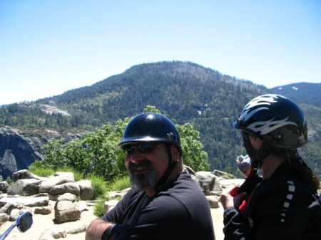 Matt and Chelane checking out scenery 2005