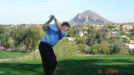 A round of golf in Scottsdale