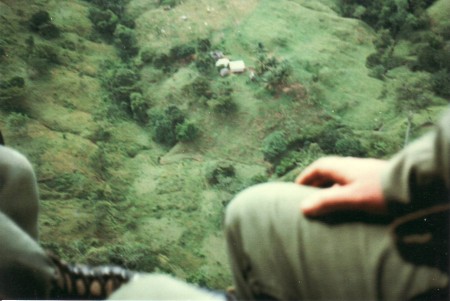 A view out a Blackhawk 1986 Central America