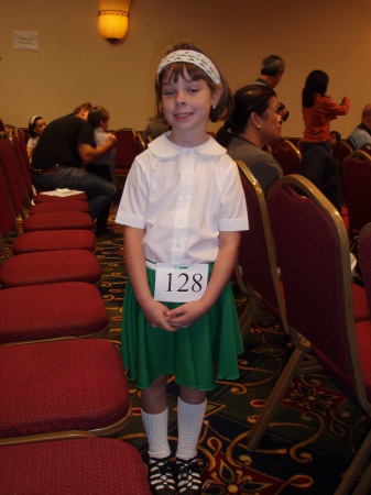 Allison at her first feis