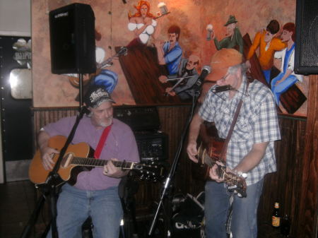 Playing at the Celtic Grill