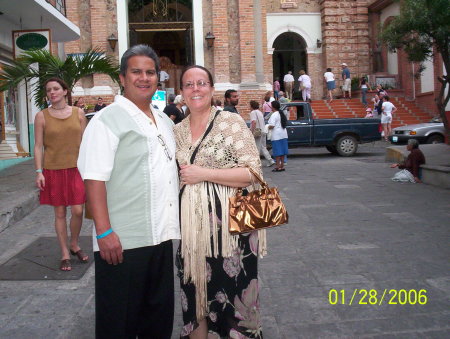 Me and Myrna After Church in Puerto Vallarta