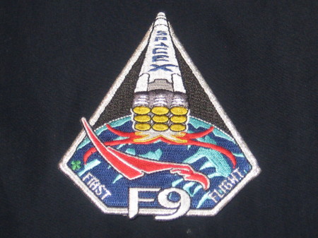 Falcon 9   1st. Flight Mission Patch