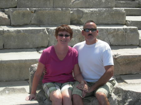 Me and Mike in Olympia, Greece