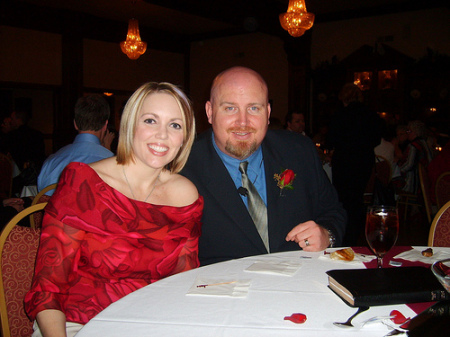 Trevor and Lori at Charlie Meekers wedding