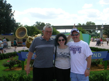 dad, mom, and steve