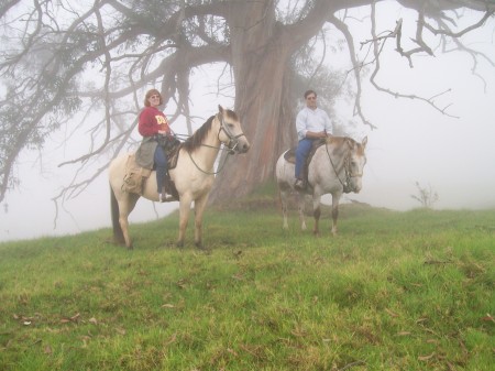 Horseback riding on Maui - Aug 2008