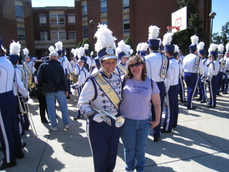 Me and Courtney at Parent's Day JMU