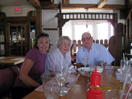 My Mom and Dad on my birthday!