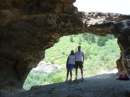 Me and Robert (oldest son) at Wind Caves