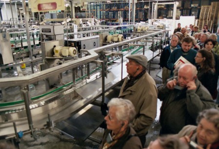 Bottling line at Chimay - Belgium