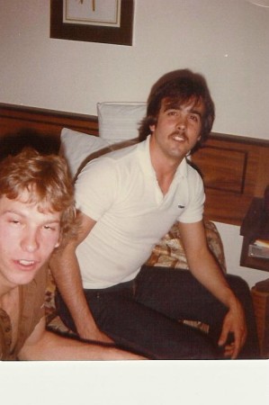 Perry and me in Canada 1981