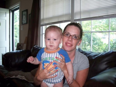My youngest Daughter Brittany and grandson Wil