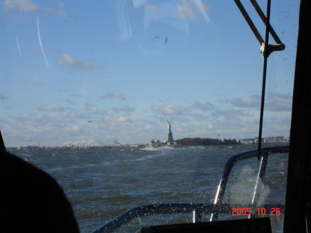 My first sight of Lady Liberty.