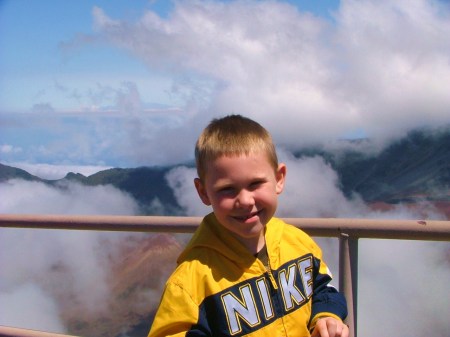 top of volcano on Maui