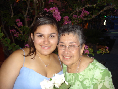 Vanessa and Grandma Bolanos