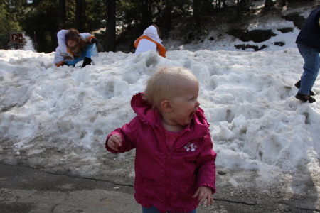 Miss Emily in the Snow