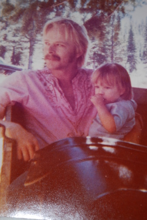 1976 with my daughter...