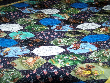 Closeup of Jerry's Quilt