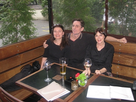 me with Ewa & Frans, June 2008