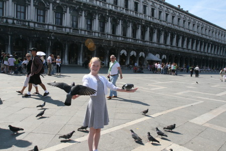 Stevie in St. Peter's Square