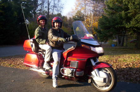 Me and Katy (daughter) on Motorcycle