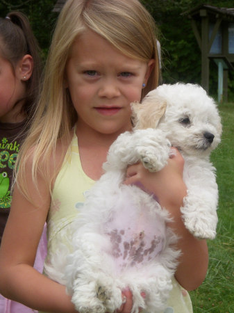 Ava and her new puppy REX!!