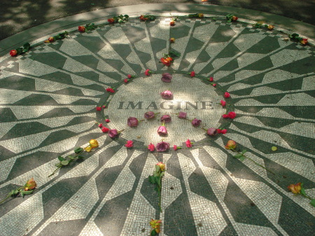 John Lennon's tribute in Central Park