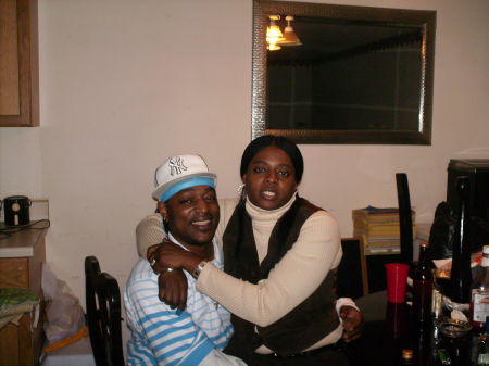 me and wifey chillin on new years eve in 07