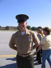 my oldest son - he's a Marine & we're proud!