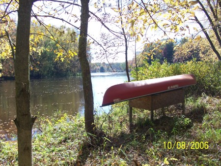 frontage on Muskegon River at the cottage