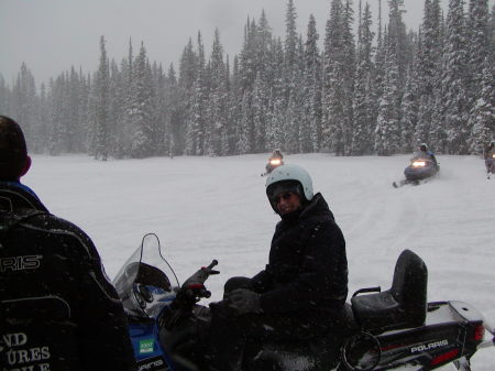 Snow Mobile ride to the Continental Divide