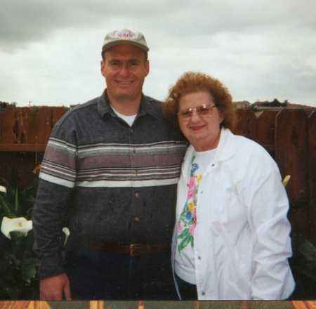 Mom and I at Retirement from the Navy in 95