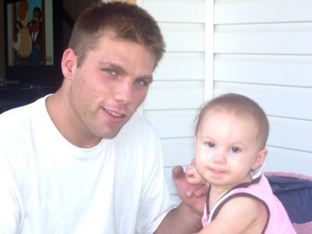 My son Martin and his daughter Lily