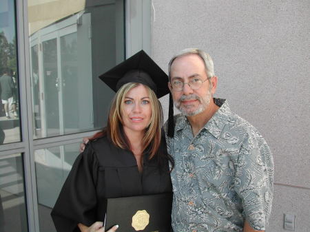 Rose and Bill at her graduation