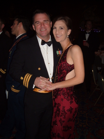 My wife Sara & I at the Military Ball