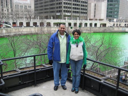 me and my sis st paddys day chi-town