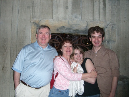 Merlin, me, Lydia and Caleb