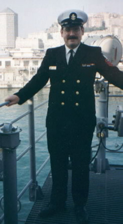 Chief Quartermaster (Steve) in Genoa, Italy
