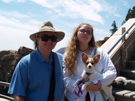 Carl, Rachel & Rosie In Maine