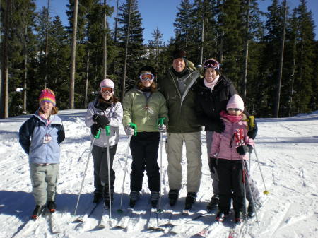 skiing Christmas 2007