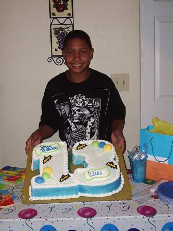 My baby boy, Elias' 13th birtday - July 2008