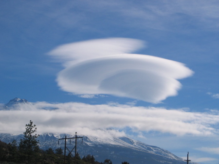 Lenticular Cloud over Mt. Shasta