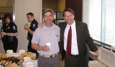 With Mayor McCrory