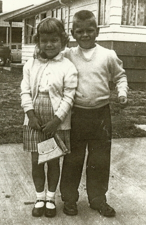 Mark & Shelley Before Sunday School 1959