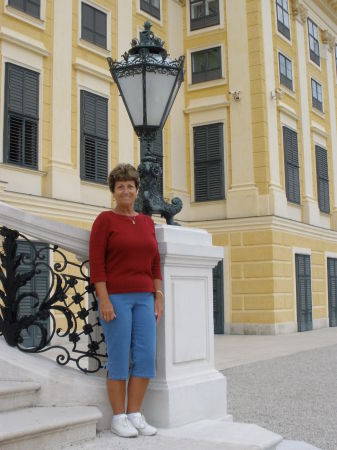 Palace Steps at Schonbrunn Palace Vienna Aust