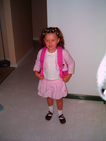 Abby's 1st day of school