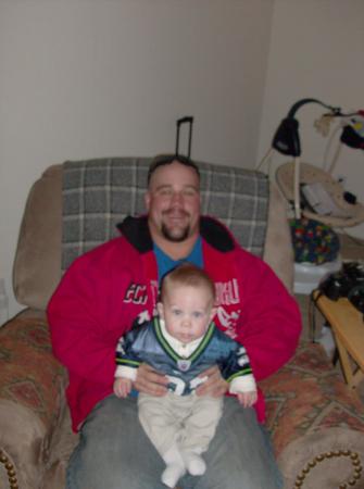 Devin with his Uncle Chris